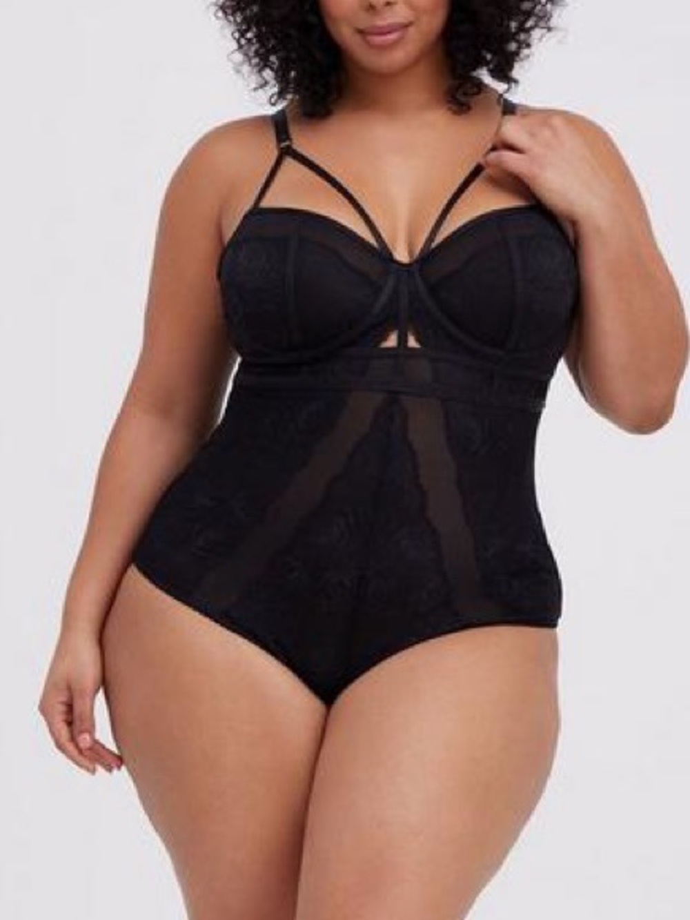 Torrid Curve Strappy Lace Bodysuit